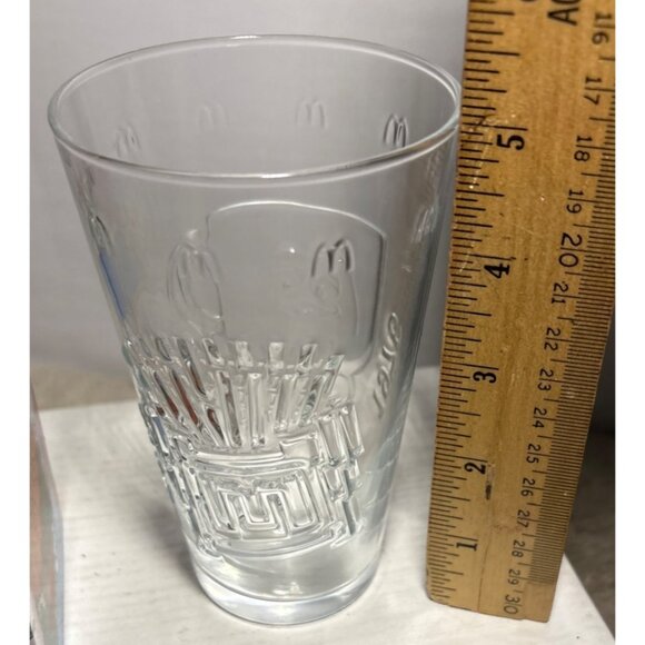 McDonalds Grimace 2024 Collectors Glass 12 Oz Embossed Design Limited Edition - Picture 6 of 7
